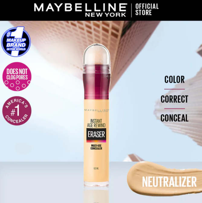 Maybelline New York Instant Age Rewind Eraser Concealer - 150 Neutralizer