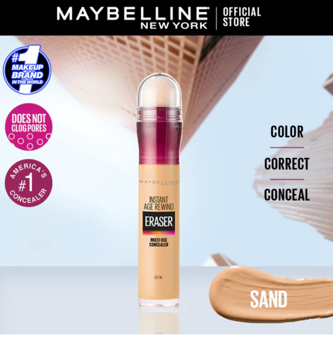 Maybelline New York Instant Age Rewind Eraser Concealer - 122 Sand