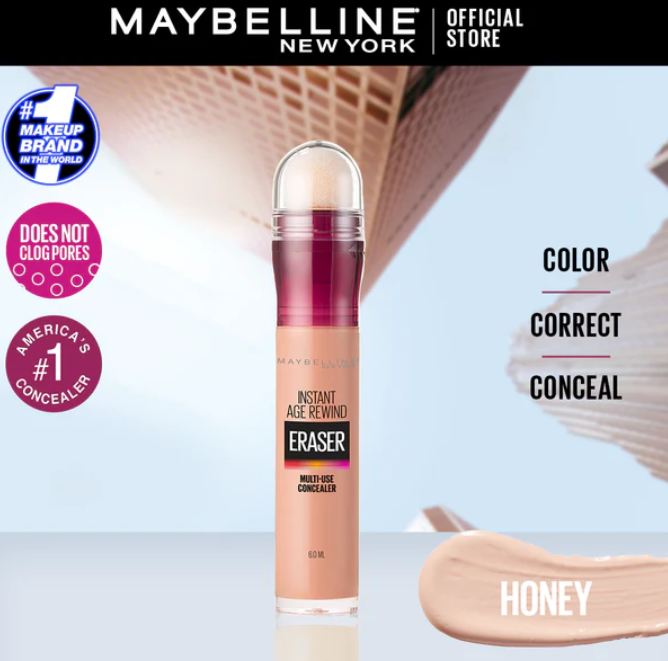 Maybelline - Instant Age Rewind Eraser Multi-Use Concealer 140 Honey Miel 0.2Oz 6 Ml