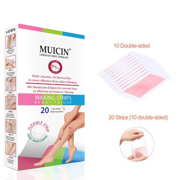 MUICIN - Hair Removal Wax Strips Pack