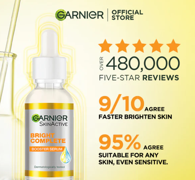 Garnier Bright Complete Vitamin C Serum - 15Ml